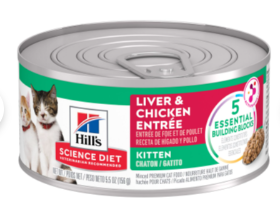 KITTEN LIVER Y CHICKEN 5,5 OZ, comida-para-gatos.com